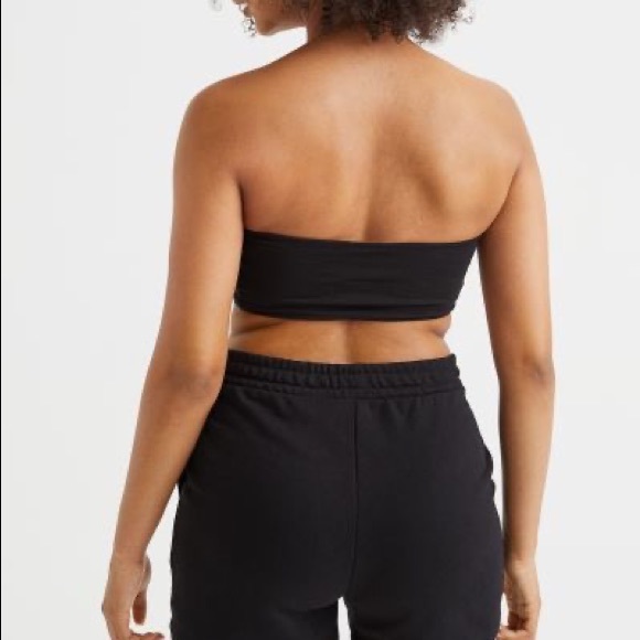 GARAGE BLACK TUBE TOP - worn once or twice - Picture 2 of 2